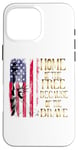 Coque pour iPhone 16 Pro Max T-shirt design Home Of The Free Because Of The Brave