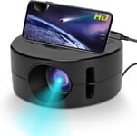 Mini Vidéoprojecteur,Projecteur LED Portable avec Téléphone Même écran pour Tablettes Smartphone,Projecteur de Cinéma Maison pour Enfants Enfant,Prise en Charge de