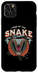 Coque pour iPhone 11 Pro Max Célébrez le Nouvel An chinois du serpent 2025 Cobra Hommes Femmes