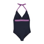 Regatta Womens/Ladies Flavia II Contrast One Piece Swimsuit (Navy/Radiant Orchid) material_Synthetic - Size 20 UK