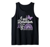 I Will Remember For You Alzheimer's Awareness Tank Top