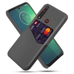 Motorola Bofink Moto G8 Plus Card kuoret - Harmaa Hopea/Harmaa