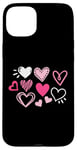 iPhone 15 Plus Cute Happy Valentines Day Cute Love Heart Pattern Women Kids Case