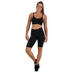 2XU Women's Light Speed Mid-Rise Compression Shorts, Black/Gold Reflective, XS