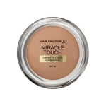 Max Factor Miracle Touch Foundation, New and Improved Formula, SPF 30 and Hyaluronic Acid, 85 Caramel