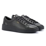 Boss Belwar Tennis Smooth Leather Men's Black Trainers