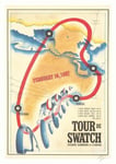 VéLO/CYCLES TOUR de SWATCH R0616 - POSTER HQ 50x70cm d'une AFFICHE VINTAGE