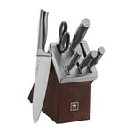 HENCKELS International Graphite 7 pc Knife Block Set, Silver