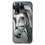 Cokitec Coque pour Vivo Y20S Cheval Blanc