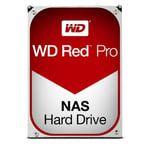 8 TB WD Red Pro, 7200 rpm, 256 MB cache SATA3, optimerad för NAS med 24/7 drift