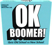 Goliath - OK Boomer - Quiz Familial - Toutes Les Générations - Jeu de Société - Testez vos connaissances - Jeu de Cartes - A Jouer en Famille ou entre Amis - A Partir de 14 Ans