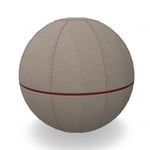 Ergonomisk balansboll Office Ballz - Götessons, Storlek Ø - 65 cm, Tygfärg och Blixtlåsfärg 102 Mica 2500-61011- Vinröd