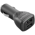 TomTom Chargeur Double Haute Vitesse 2, 4A par port pour tous les GPS TomTom et tout appareil qui charge en USB comme les smartphones ou les tablettes (Apple, Samsung, etc.)