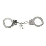 Sex & Mischief Metal Hand Cuffs Steel Safety Wrist Restraints Kinky Bondage Play