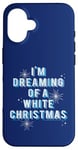 iPhone 16 I'm Dreaming Of A White Christmas Bing Crosby Irving Berlin Case