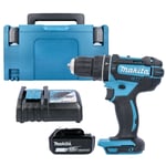 Makita DHP482 18V LXT Li-Ion 2-Speed Combi Drill With 1 x 6.0Ah Battery, Char...