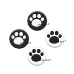 Manettes Analogique Patte De Chat En Silicone, 4 Pièces, Capuchons De Poignées Pour Manette De Jeu Playstation 5, Ps4, Ps5, Xbox One, Série X S 360