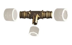 Uponor Q&E T-rør 22 - 15 - 22 mm