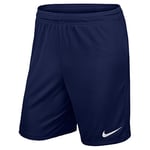 Nike - PARK II - KNIT NB - Short - Homme - Bleu (Midnight Navy/White) - FR: S (Taille Fabricant: S)