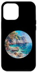 Coque pour iPhone 15 Plus Bateau blanc dans la mer Méditerranée - Bateau grec