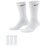 Chaussettes Nike  CHAUSSETTES  EVERYDAY MI-MOLLET - WHITE/BLACK - L