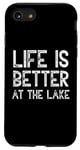 iPhone SE (2020) / 7 / 8 Life Is Better At The Lake Fishing Fish Fisherman Funny Sea Case