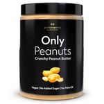 Protein Works - Peanut Butter , All Natural Nut Butter , No Added Sugar , Palm Oil Free , Vegan , Protein Rich Peanut Butter , Crunchy , 990g