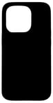 Coque pour iPhone 15 Pro Basic cover, ultra safe, deep black