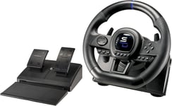 Superdrive - Volant De Course Sv650 Avec Pédalier Et Palettes De Vitesses Xbox Serie X/S, Switch, Ps4, Xbox One, Pc (Programmable Pour Tous Les Jeux)