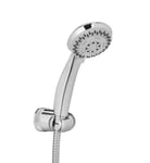 Mixer le tuyau de douche chromé tête mis de douche multifonction + 150cm tuyau + support mural