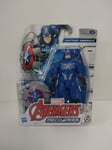 Marvel Avengers “Captain America” Mech Strike  Action Figure, Hasbro, **NEW**