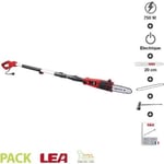 Elagueuse électrique sur perche 750W guide Oregon 20cm longueur max 2,7m LEA LE31076-20C