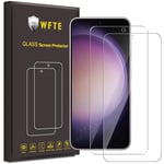 WFTE [2-Pack Screen Protector for Samsung Galaxy S23 5G,Anti-Scratch,High Transparency,Anti-fingerprint,Bubble-Free,Dust-Free Premium Screen Protector Tempered Glass For Samsung Galaxy S23 5G…