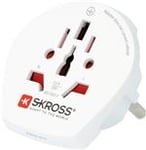 Adaptateur de voyage Skross Universel vers Europe Blanc