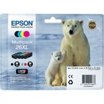 Epson 26XL CMYK T2636 Ink Cartridges for Expression XP-610 XP-800 XP-510 XP-720