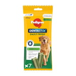 Pedigree DentaStix Daily Fresh – Bâtonnets à mâcher pour grand chien – Pour une bonne hygiène bucco-dentaire – 10 sachets de 7 sticks