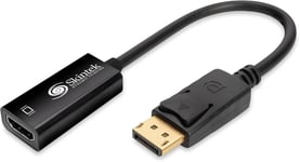 SK-04-DPH Adaptateur Display Port (DP) vers HDMI, 4K 1080p 60 Hz, mâle-Femelle pour connecter Un PC/Notebook/Mac avec Sortie Display Port à Un Moniteur avec entrée HDMI. Câble de 18 cm..[V144]