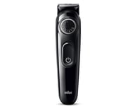 Braun Beardtrimmer 3 Bt3411, Vaskbar, Batteri, Sort, Grønn