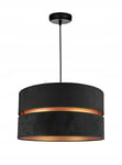 FKL DESIGN Home Deco Lampe de plafond, lampe suspendue, lampe suspendue, boule, noir, gris, blanc, T34-GS