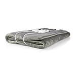 Nedis Elektrisk Teppe | Underblanket | 2 Personer | 160 x 140 cm | 9 Varmeinnstillinger | Vaskbar | Overopphetings vern | Digital regulator | Fleece / Polyester