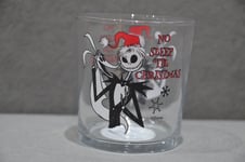 1x Nightmare Before Christmas Jack Skellington & Zero Mixer Glass 32cl 320ml