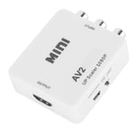 AV To High Definition Converter Transverter To AV2HDMI White