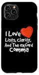 iPhone 11 Pro Oxford Comma Grammar Geek Funny Grammar English Teacher Case