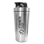 Strength Shop Stainless Steel Shaker with Mixing Ball - Protein, supplement