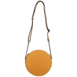 Sac Bandouliere Hexagona  Sac bandoulière rond  SYNSA effet saffiano - Orange