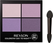 Revlon ColorStay 16 Hour Eyeshadow Quad with Dual-Ended Applicator Brush