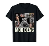 Funny Cute Pygmy Hippo Moo Deng Snapshots Photos T-Shirt