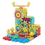 FAIRTRADE UK IQB-24 81pc Kids IQ Builder Game Building Blocks Gear Cogs Jigsaw Toy