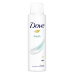 Dove Fresh with ¼ moisturising cream Anti-perspirant Deodorant Spray for 48 hours of protection 6 x 150 ml