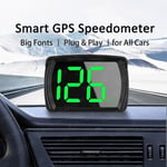 Uusin GPS Hud Digitaalinen Nopeusmittari Plug And Play Kaikki Autot Suuri Fontti Kmh Mph Auton Tarvikkeet null